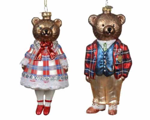 Beer glas 2ass h16.00cm bruin/kleur