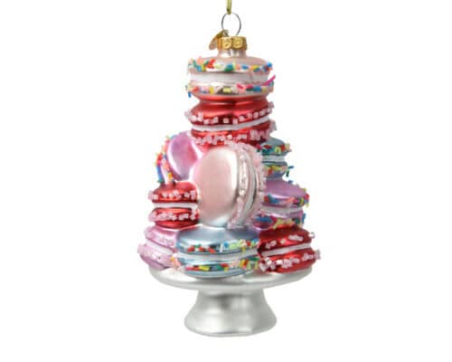 Cake glas h13.50cm multi