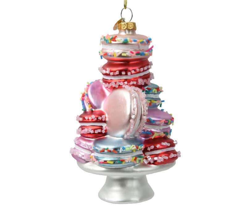 Cake glas h13.50cm multi
