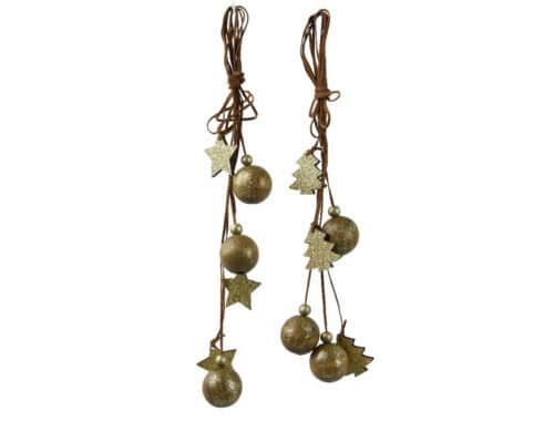 Bundel triplex 2ass h40.00cm bruin/goud