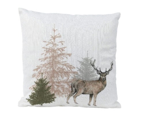Kussen eg. polyester h10cm natural/kleur