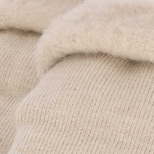 Angro wool home shoe beige melange 37/38