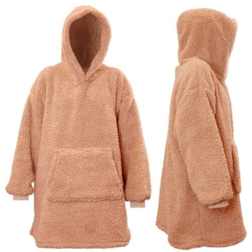 Hoodie Teddy 70x50x87cm old pink