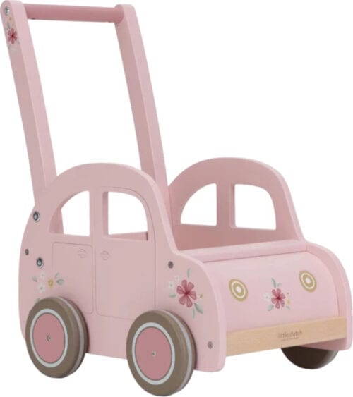 LD vintage loopwagen roze