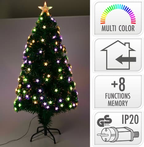 Kerstboom 60cm fiber optic