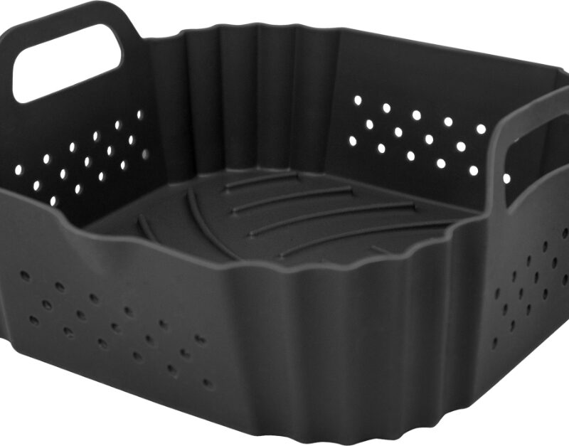 Bakje silicone met gaatjes voor air fryer 20x20cm