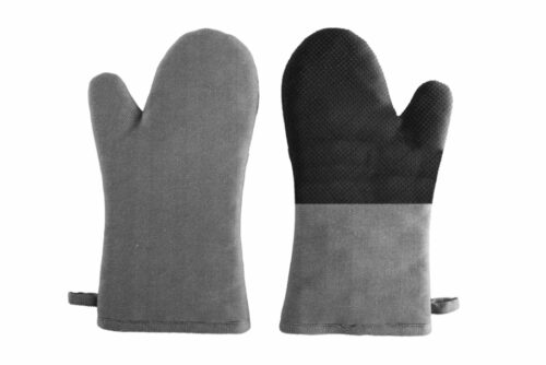 2 ovenwanten RUGA zwart - 18x32cm