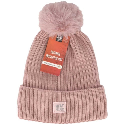 Angro H K thermal muts + pompon roze