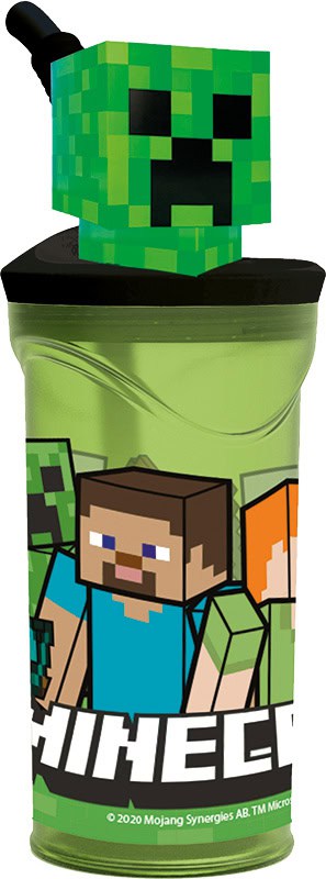 Minecraft 3D figurine tumbler 360ML