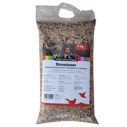 Happyland Strooivoer 5kg voor vrije natuurvogels