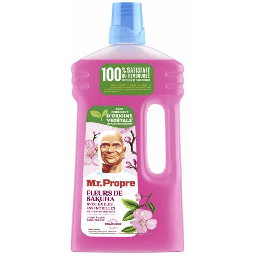 Mr. Propre fleurs de sakura met etherische oliën roos 1L