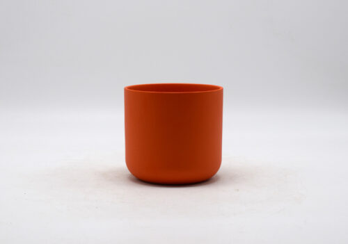 Bloempot Relax d18x17cm orange keramiek