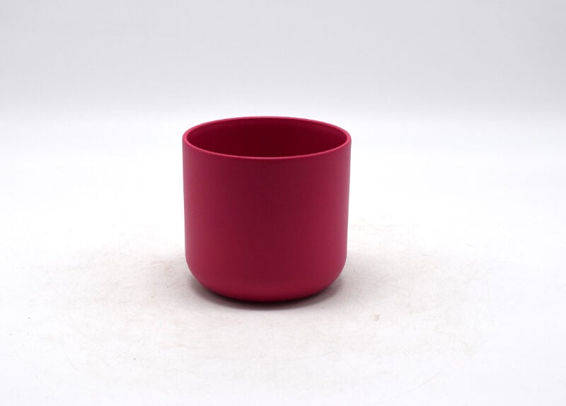 Bloempot Relax d18x17cm framboos keramiek