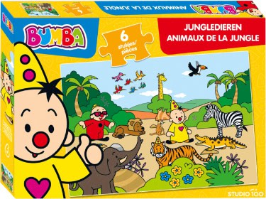 Bumba puzzel Jungledieren 6 stukjes