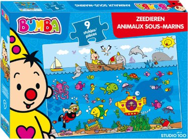 Bumba puzzel Zeedieren 9 stukjes