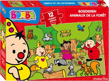 Bumba puzzel Bosdieren 12 stukjes