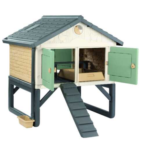 Smoby Kippenhok 159x121x128 cottage met regelbare ventilatie