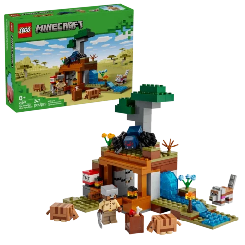 Lego Minecraft Gordeldieren bij de mijn