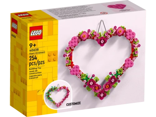 Lego LEL Heart Ornament