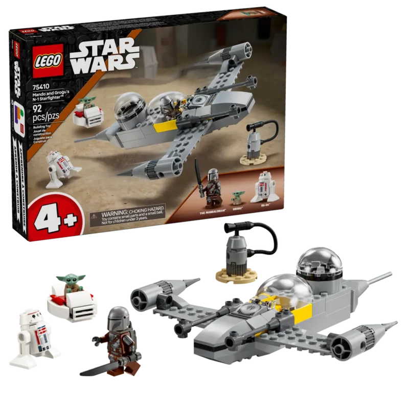 Lego SW Mando en Grogu's N-1 Starfighter