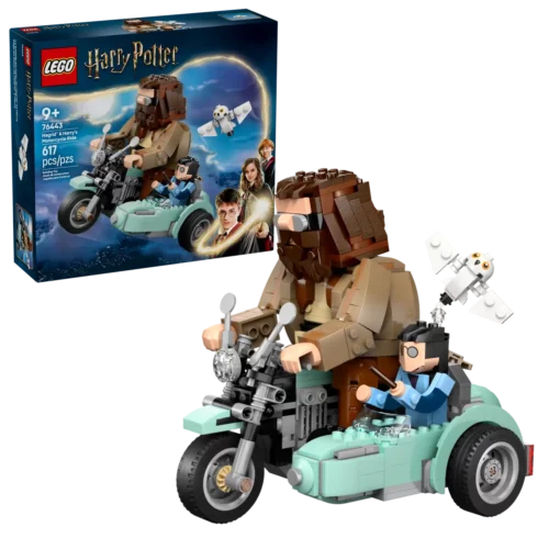 Lego HP Hagrid en Harry's rit op de motor