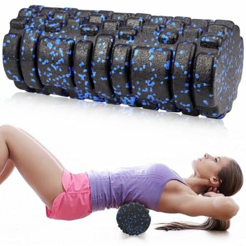 Yoga xqmax roller EPP d14xh33 cm - 3 ass