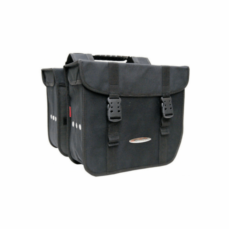 Fietstas Pacific Reverse Compact dubbel zwart