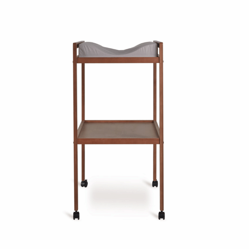 Luiertafel Mori walnut excl. waskussen