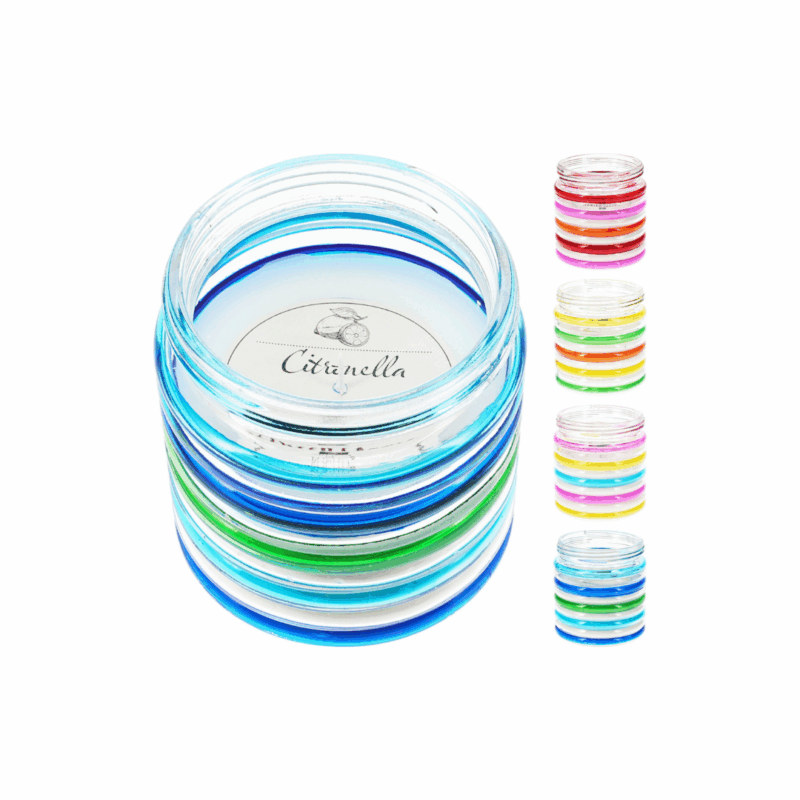 Citronella kaars in glas 11xH12cm