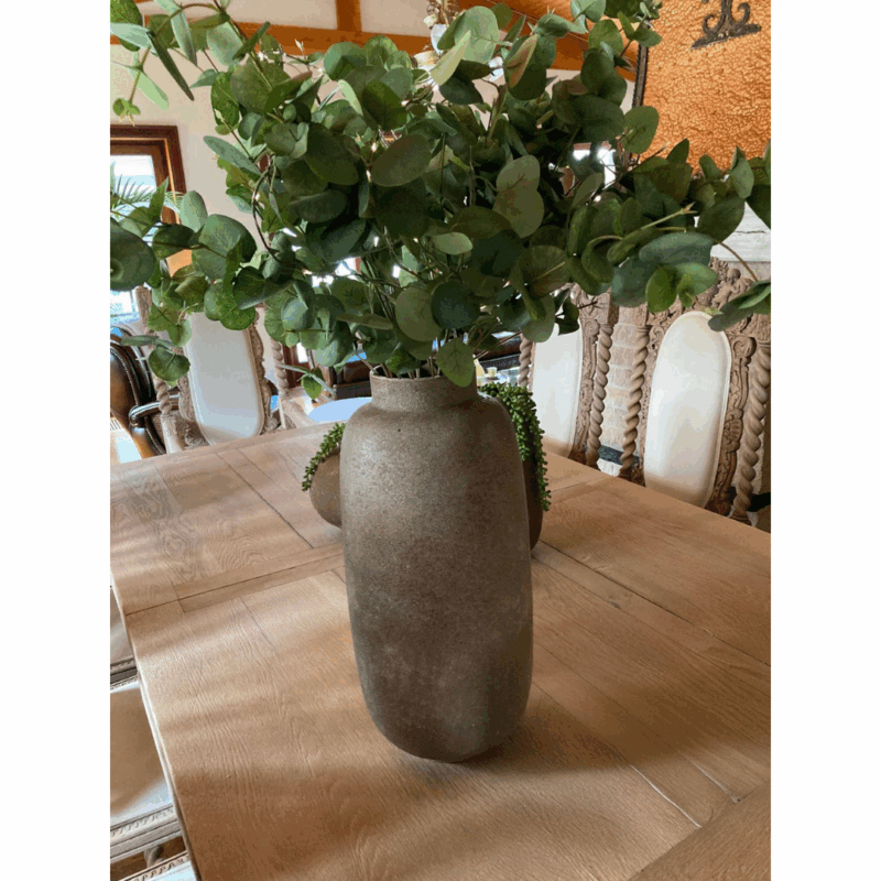 Kunsteucalyptus guirlande 30 LED warm/wit