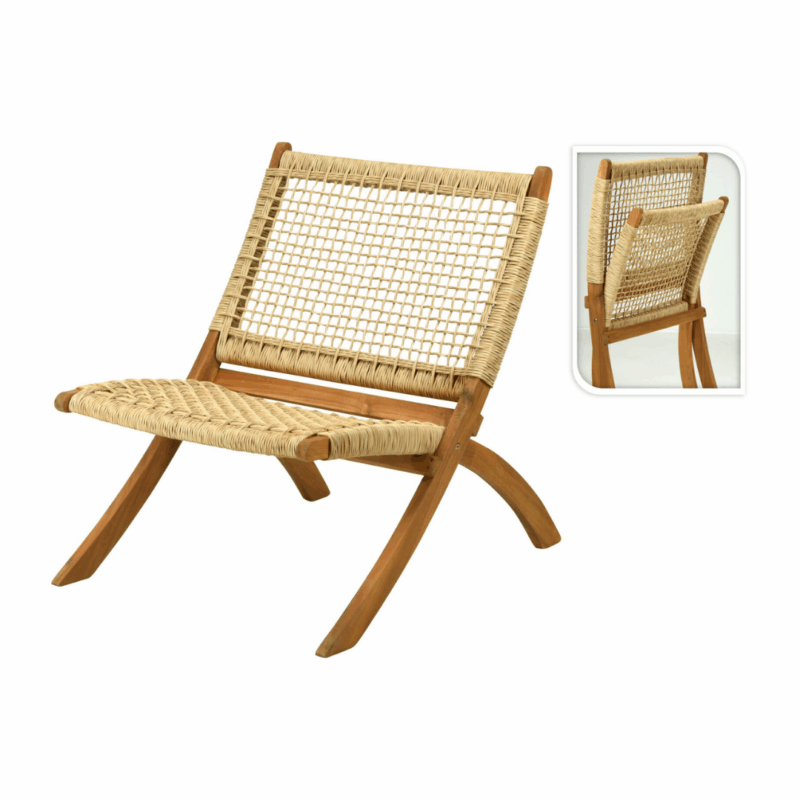 Tuinstoel vouwbaar 78x63xH73cm acacia hout