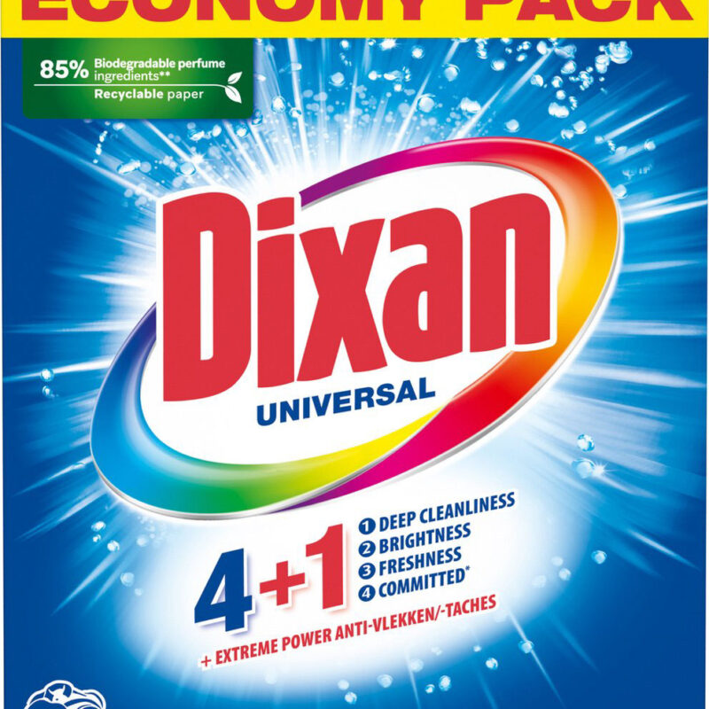 Dixan poeder Universal 4+1 promo 58x SC 3.19 kg