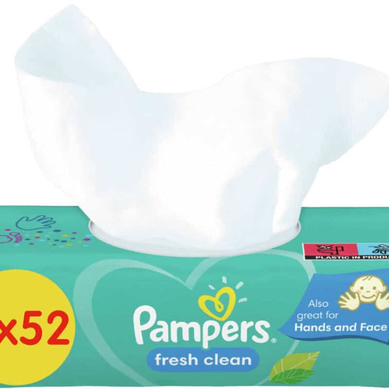Pampers wipes fresh clean 52 st.
