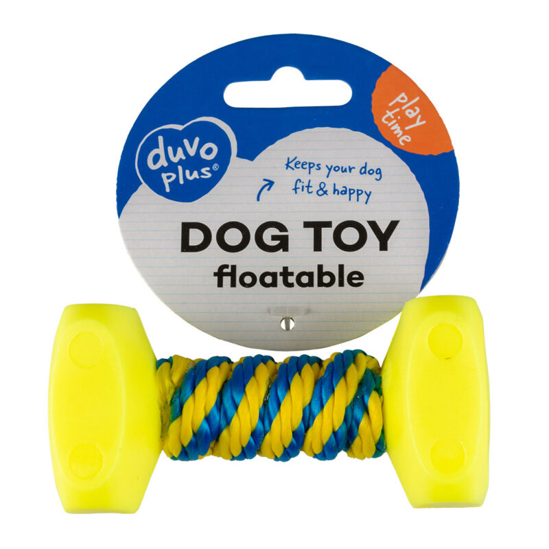 Duvo+ dumbell met touw 17x8 cm