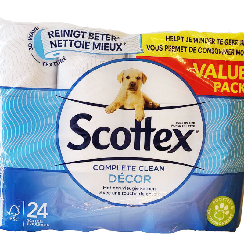 Scottex WC papier décor 24 rollen 2 laags