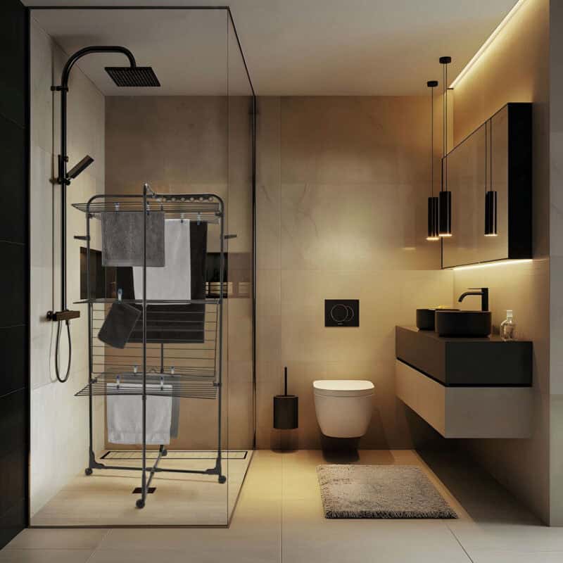 Classic Tower 340 zwart