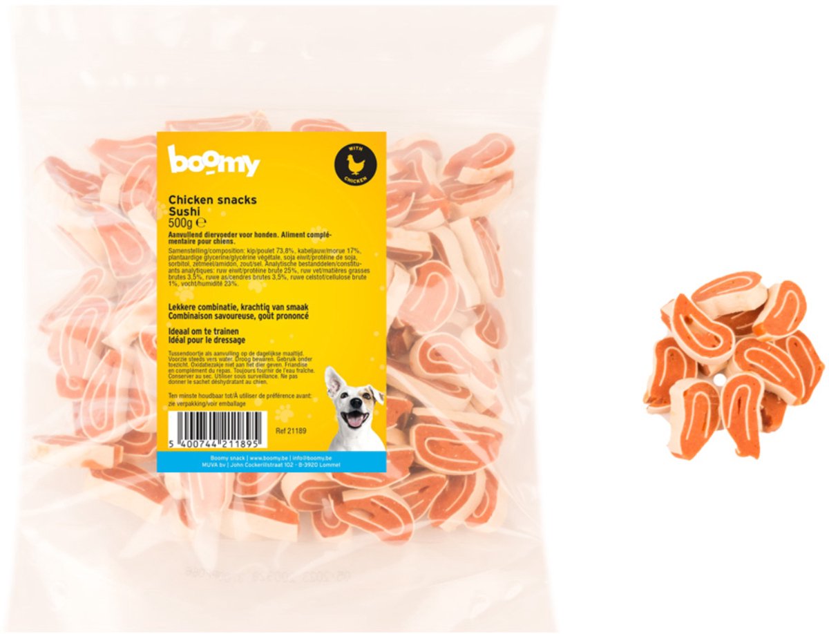Chicken snacks sushi 500 gr.