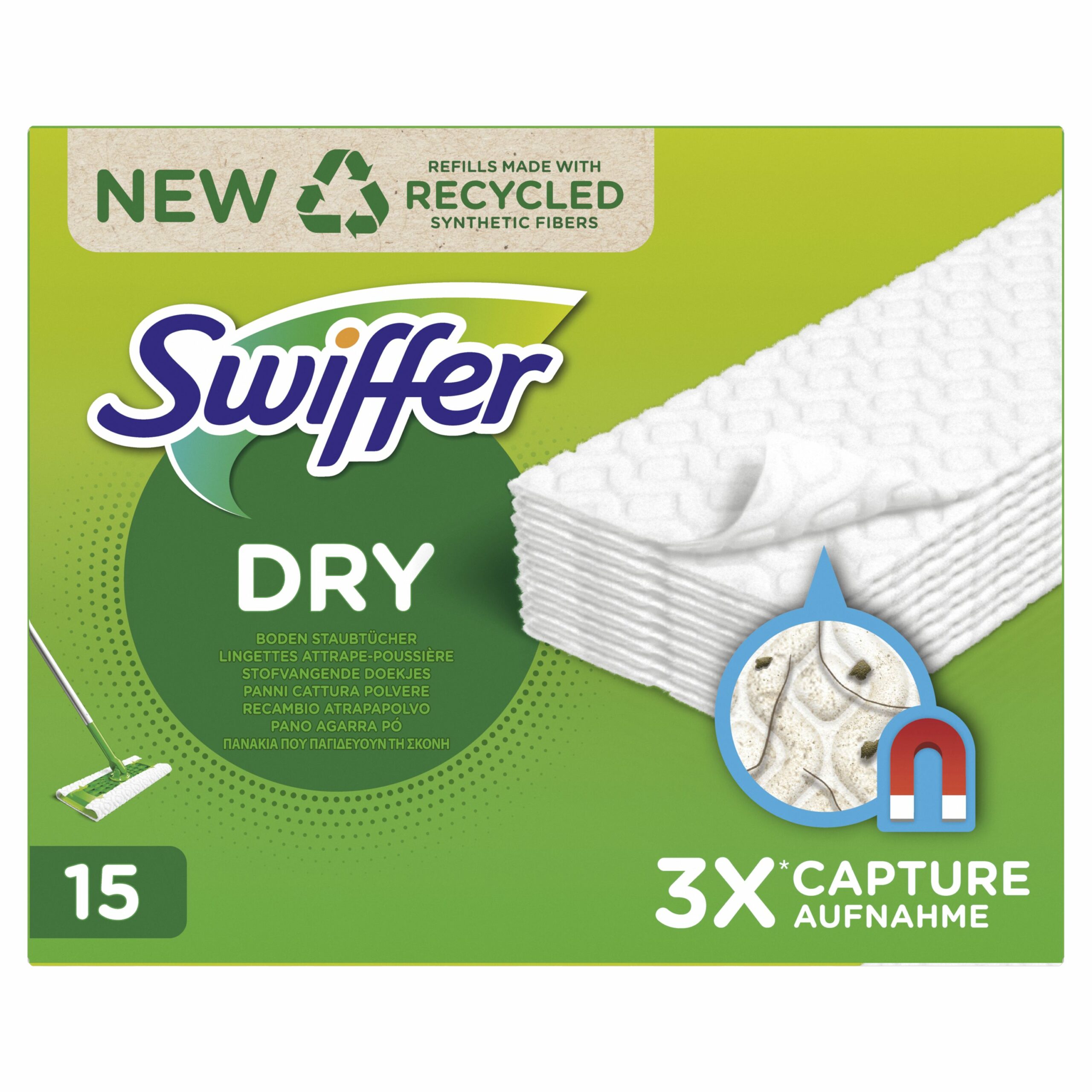 dry stofdoekjes 15 st. refill